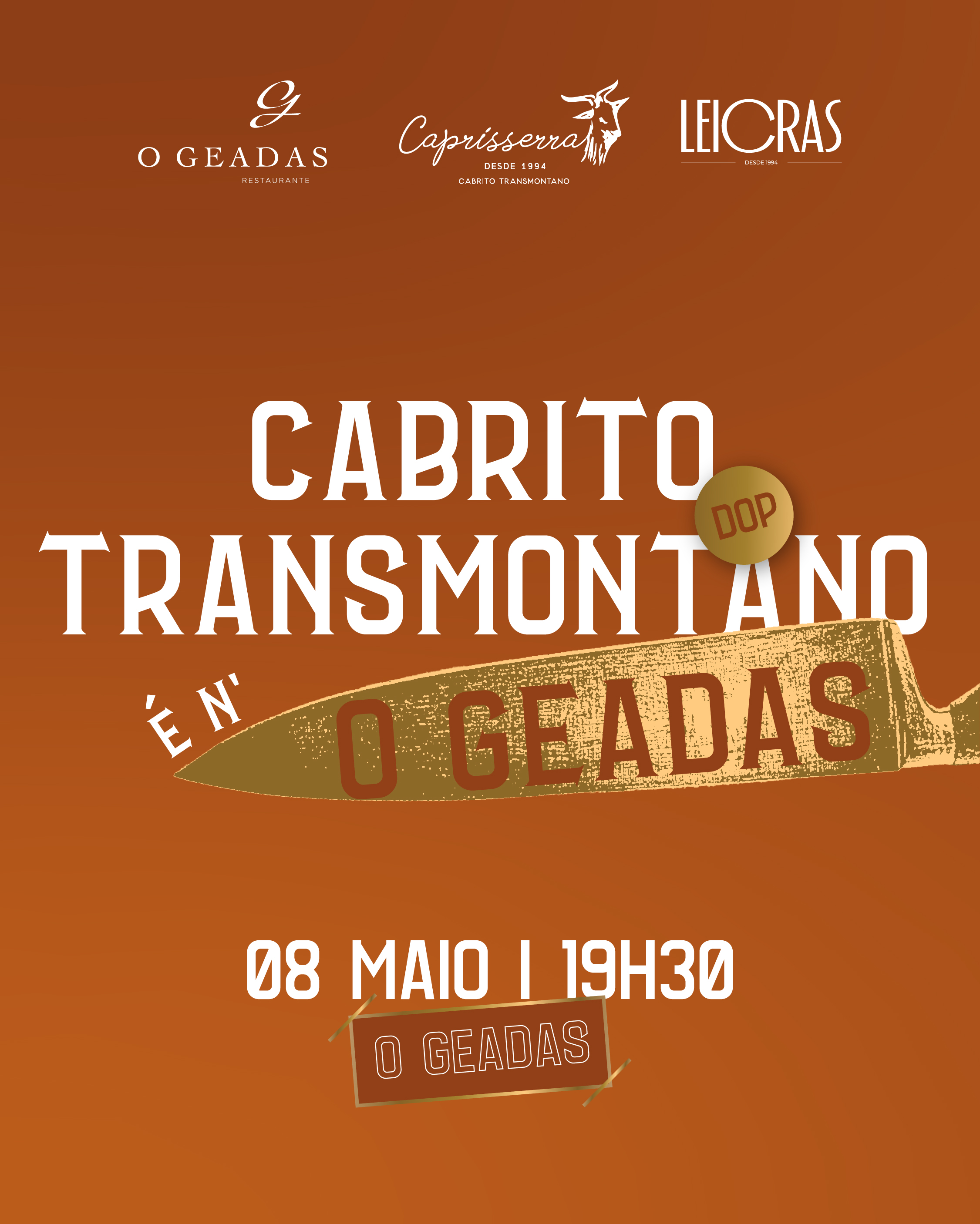 Cabrito Transmontano DOP é n’O Geadas