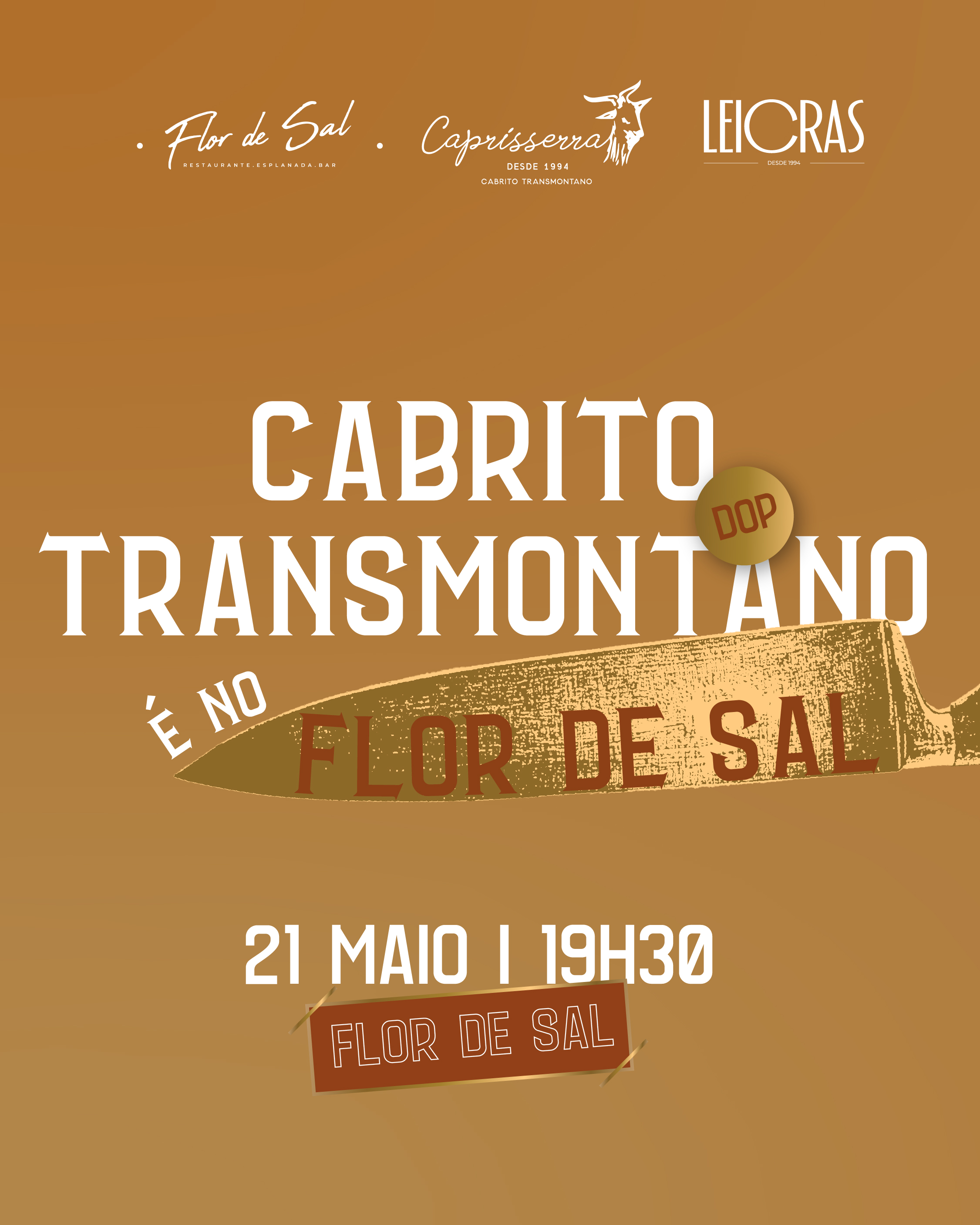 Cabrito Transmontano DOP é n’A Flor de Sal