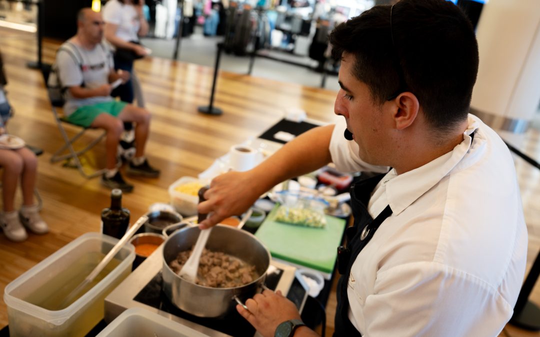 Sabores ao Vivo: Showcooking com o Chef Daniel Gomes no Nosso Shopping